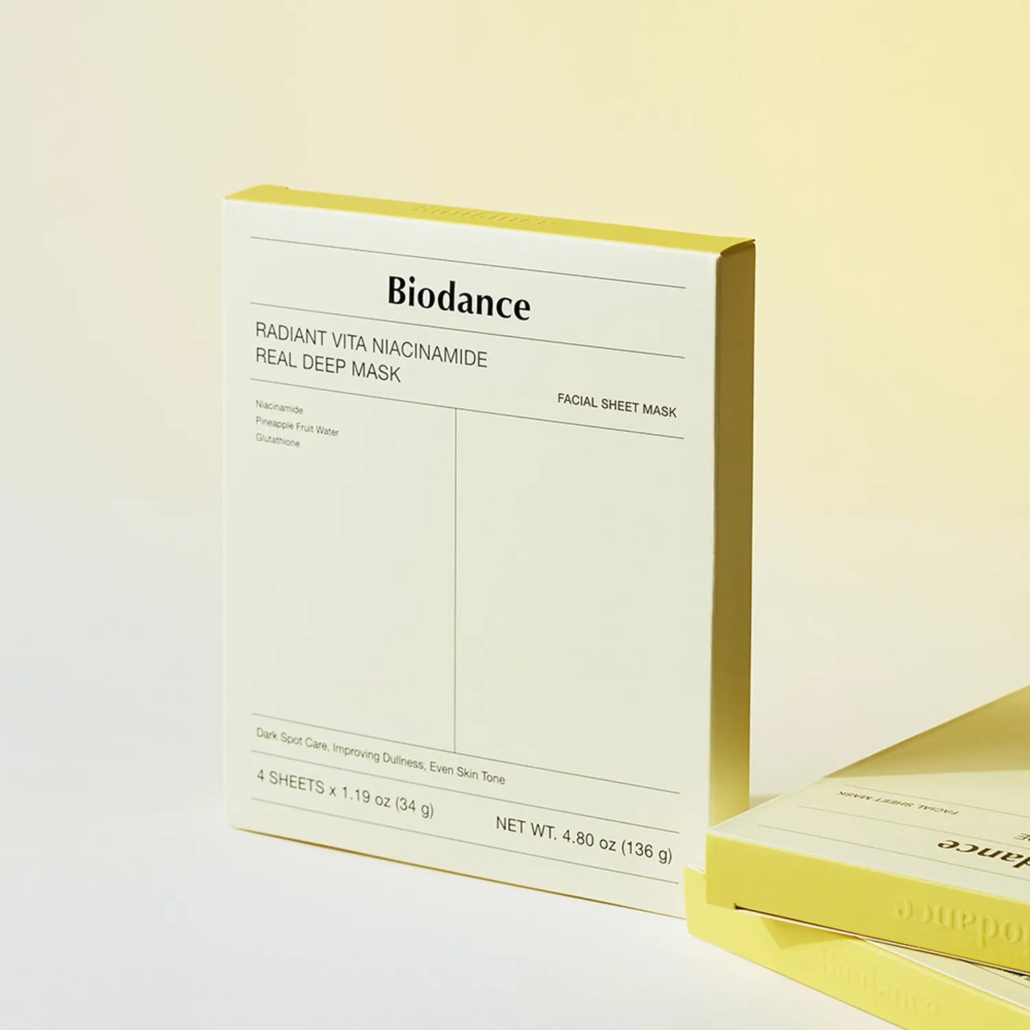 [BIODANCE] RADIANT VITA NIACINAMIDE REAL DEEP MASK (4 SHEETS)