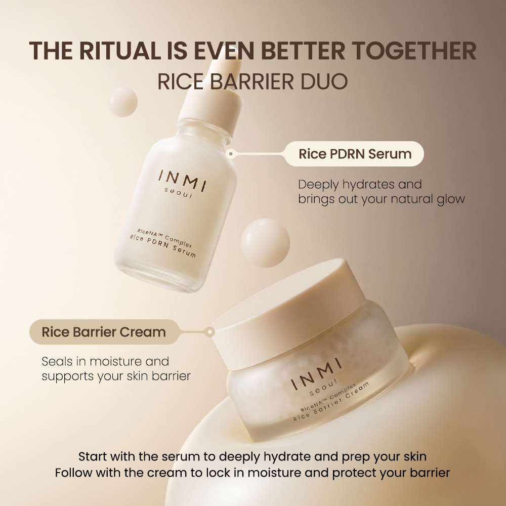 [INMI Seoul]Rice Barrier Cream, PDRN Serum SET