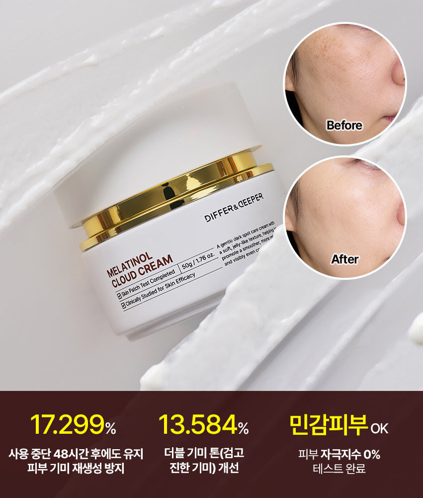 [Differndeeper]Melatinol Cloud Cream 50g, Pieltra Firming Band Cream 50g SET